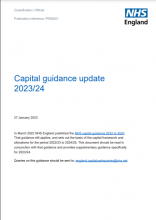Capital guidance update 2023/24